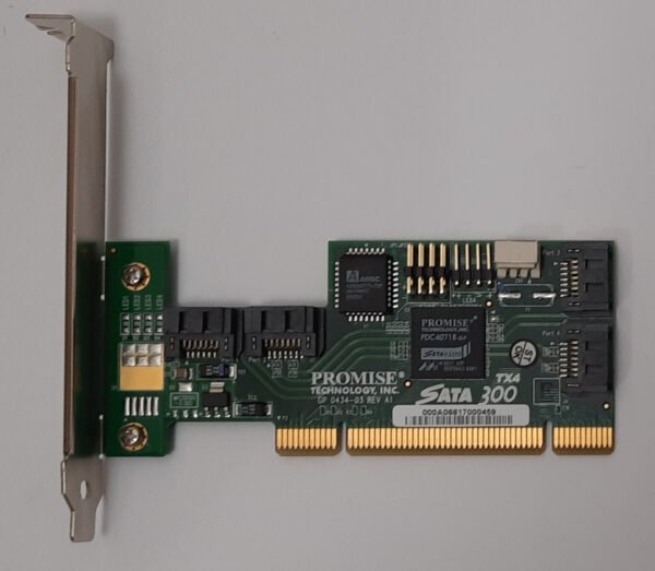 Promise SATA300 TX4 PCI S-ATA Controller (retro, 2006)
