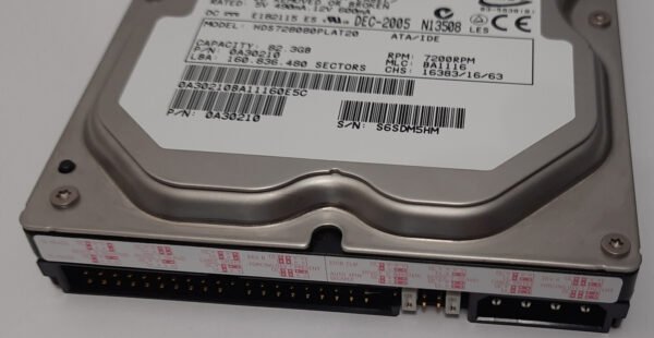 Hitachi Deskstar HDS728080PLAT20 IDE Festplatte (81GB, retro, 2005) - Image 2
