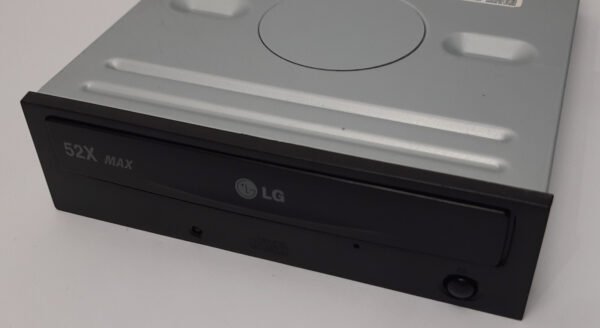LG GCR-8523B 52x IDE CD-ROM-Laufwerk (retro, schwarz, 2004)