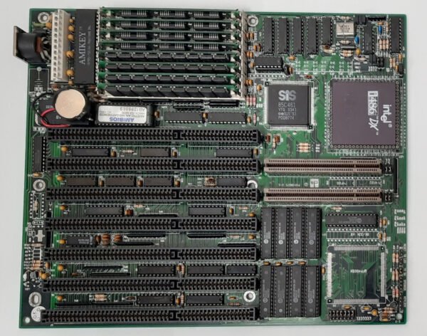 dtk PKM-00037S VLB ISA 486 retro Mainboard + Intel 80486DX 33MHz + 8MB RAM