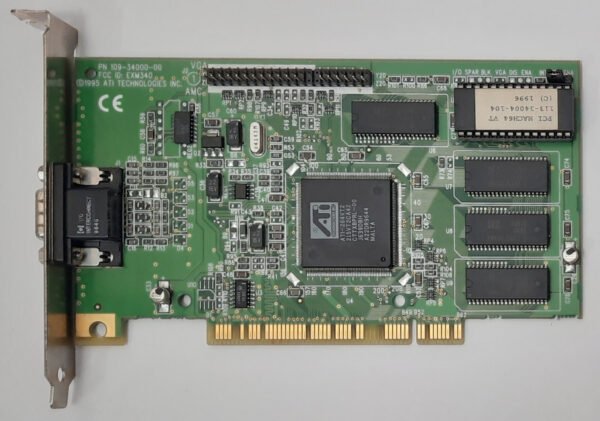 ATI Video Xpression PCI Grafikkarte (ATI Mach64VT, EXM340, 2MB, retro, 1996)