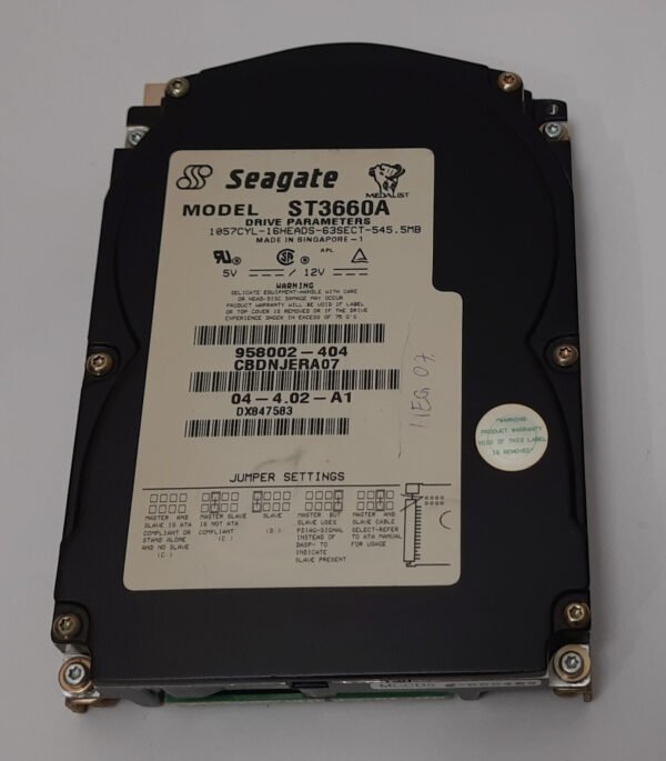 Seagate ST3660A IDE Festplatte (545MB, retro, 1995)
