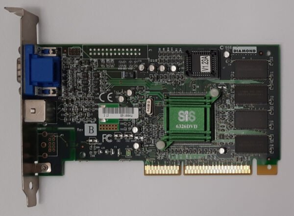 Diamond SpeedStar A70 AGP Grafikkarte (SiS 6326 DVD, 8MB, retro, 1999)
