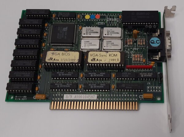 Ara-Tech Optima VGA 800 8-bit ISA Grafikkarte (Tseng ET3000, 256KB, retro, 1989) - Image 2