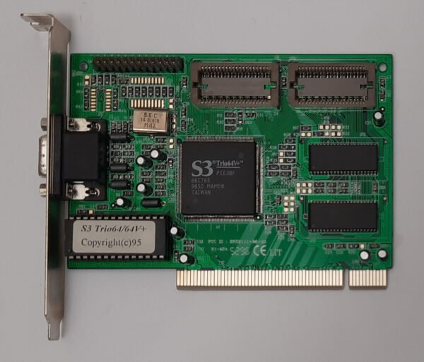 VTC 9111-96-23 PCI Grafikkarte (S3 Trio64V+, 86C765, 1MB, retro, 1996)