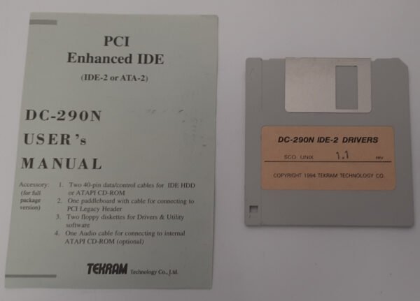 Tekram DC-290N PCI IDE Controller (retro, OVP, boxed, 1994) - Image 7