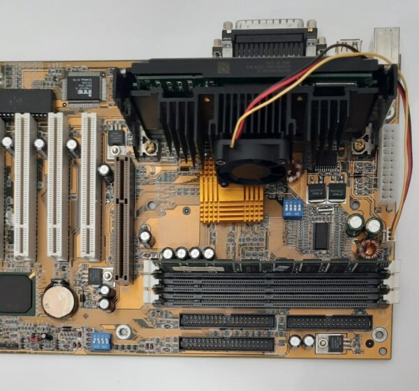 Gigabyte GA-6BXC Slot 1 AGP ISA retro Mainboard + Pentium III 500MHz + 128MB RAM - Image 3