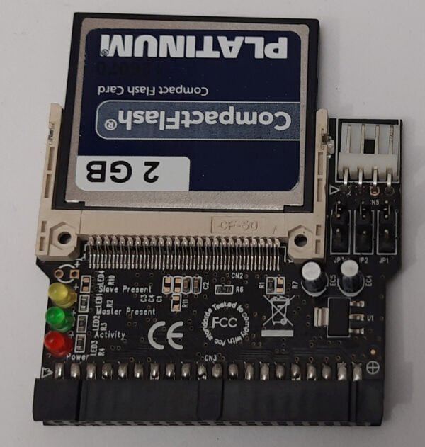 Interner CF to IDE Adapter + 2GB CF Card + MS-DOS 6.22 für Retro PC