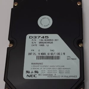 NEC D3745 IDE Festplatte (1.1GB, 1100MB, retro, 1995)