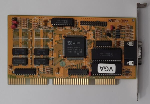 Northman Technologies PTV-WD3XSM-2 ISA Grafikkarte (WD90C30, 512KB, retro, 1993)