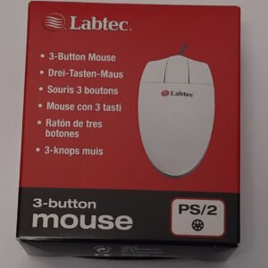Labtec 3-Button Mouse PS/2 Maus (retro, NOS)