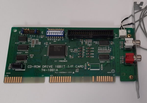 Mitsumi CD-ROM DRIVE 16BIT I/IF Card ISA Controller (74-1881A, retro, 1994) - Image 2