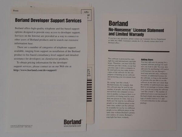 Borland Turbo C++ Suite (CD-ROM, 3.5" Disketten, DOS, retro, OVP, boxed, 1998) - Image 4