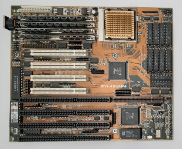 ASUS PVI-486AP4 VIP VLB ISA PCI 486 retro Mainboard + Cyrix 486DX2 66MHz + 16MB