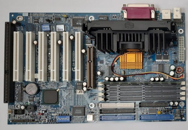 Gigabyte GA-BX2000+ Slot 1 ISA AGP retro Mainboard + Pentium III 600MHz + 128MB