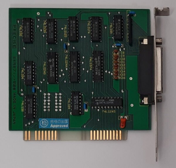 Precise 8-bit ISA parallel port Controller (LPT, retro, 1986)