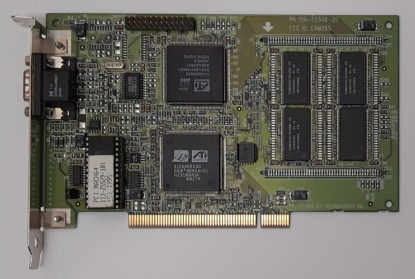 ATI Winturbo PCI Grafikkarte (ATI Mach64GX, 2MB, EXM255, retro, 1994)