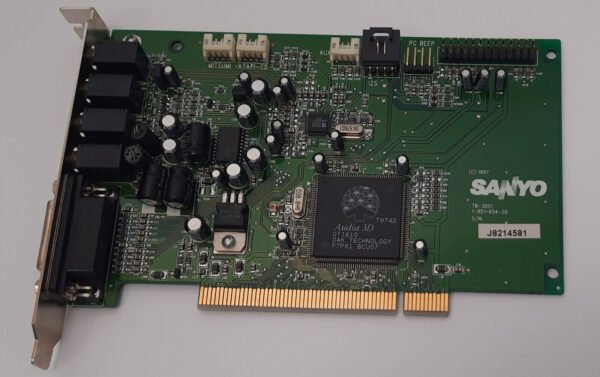 SANYO PowerCard 3D Sound PCI Soundkarte (OTI610, Audia 3D, TB-3DS1, retro, 1997) - Image 2