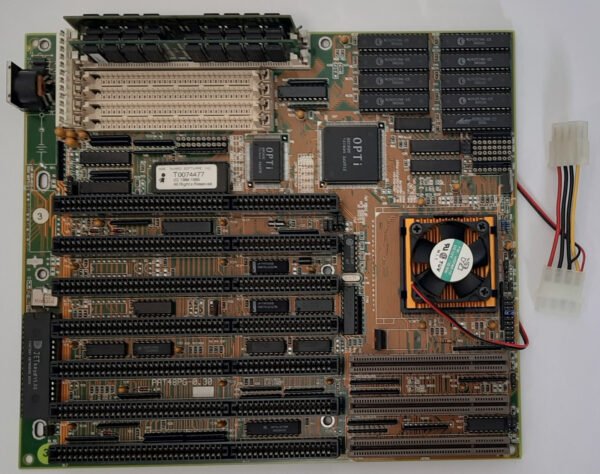 TMC PAT48PG-0.30 VLB ISA 486 retro Mainboard + AMD 80486DX4 100MHz + 16MB RAM