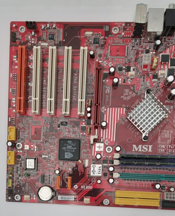 MSI K7N2 Delta 2 Sockel A AGP retro Mainboard + AMD Athlon XP 3000+ + 2GB RAM - Image 2