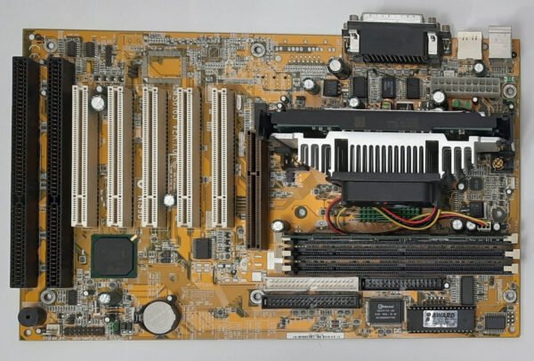 MSI MS-6163 Slot 1 ISA AGP retro Mainboard + Pentium III 550MHz + 128MB RAM