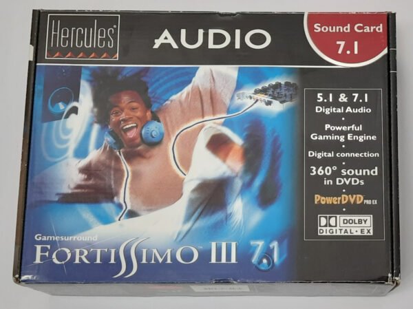 Hercules Fortissimo III 7.1 PCI Soundkarte (Crystal CS4624, 2002, OVP)