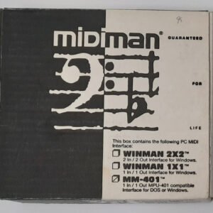 Midiman MM-401 MPU-401 8-bit ISA Midi-Interface (1995, retro, boxed, OVP)