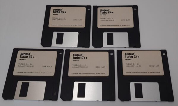 Borland Turbo C++ Suite (CD-ROM, 3.5" Disketten, DOS, retro, OVP, boxed, 1998) - Image 3