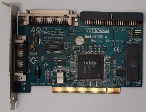 IOI 9100UW PCI SCSI Controller (retro, blau, 1999)