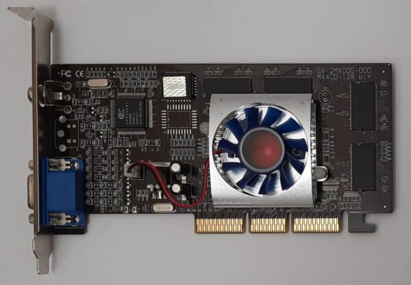 XELO GV-2MX00G-000 AGP Grafikkarte (nvidia GeForce2 MX400, 64MB, retro, 2003)