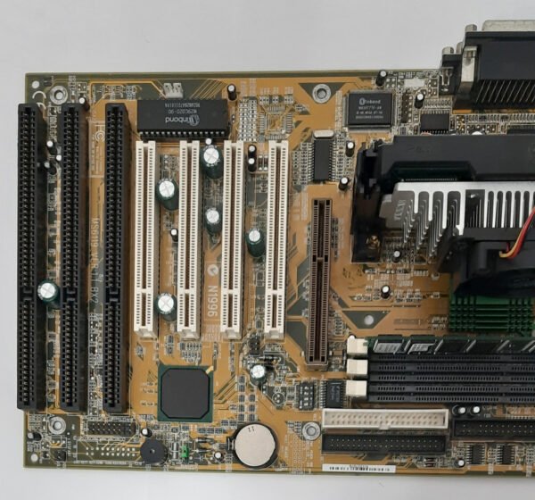 MSI MS-6119 Slot 1 ISA retro Mainboard + Intel Pentium II 350MHz + 128MB SD-RAM - Image 2