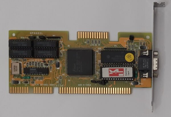 Kennray Tech XP6683L ISA Grafikkarte (TVGA9000A, 512KB, retro, 1991)