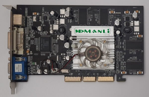 Manli Radeon 8500 VIVO AGP Grafikkarte (ATI, 64MB, retro, 2003)