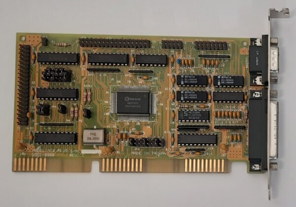 ESCOM (?) MIO PLUS ISA Multi-I/O IDE Floppy Controller (Winbond, retro, 1992)