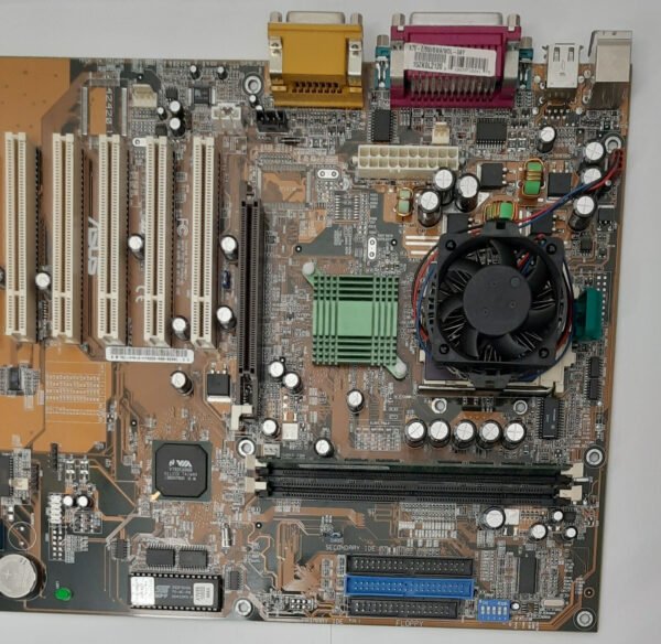 ASUS A7V-E Sockel A AGP retro Mainboard + AMD Athlon 900MHz + 256MB SD-RAM - Image 3