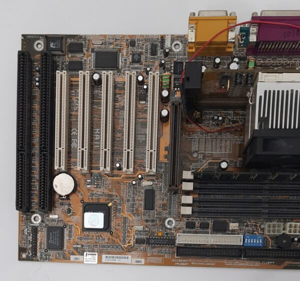 FIC  KA11 Slot 1 AGP ISA retro Mainboard + Intel Pentium III 1000MHz + 256MB RAM - Image 2