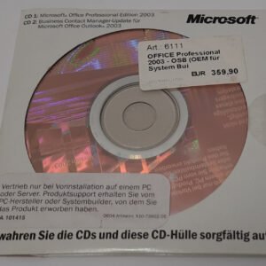 Microsoft Office 2003 Professional OEM CD-ROM (retro Software)