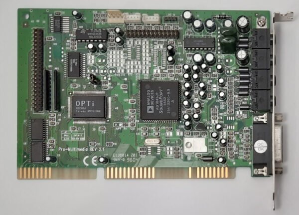 Procomp Pro-Multimedia S240 ISA Soundkarte (OPTi 82C924, retro, 1996)