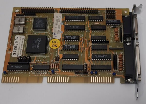 Sunpower STC-0803 ISA Multi-I/O IDE Floppy Controller (Winbond, retro, 1991) - Image 2
