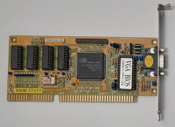 Gainward Cardex 9303-00 ISA Grafikkarte (CL-GD5402, 512KB, retro, 1994)