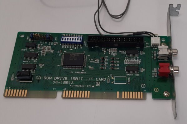 Mitsumi CD-ROM DRIVE 16BIT I/IF Card ISA Controller (74-1881A, retro, 1994) - Image 2