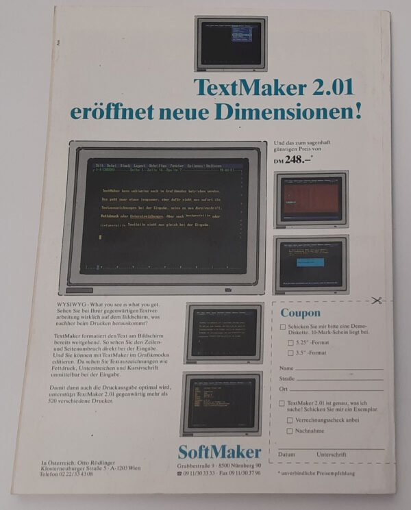 DOS International 1/90 Das Magazin für aktive PC-Anwender (1990, retro) - Image 2