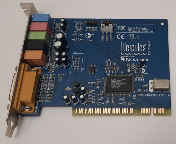 Hercules Gamesurround Muse 5.1 DVD PCI Soundkarte (CMI8738/PCI-6ch, retro, 2004) - Image 2