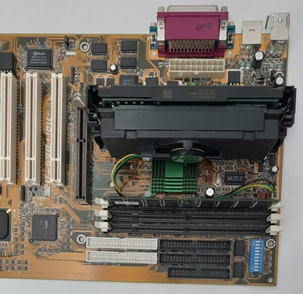 ABIT BE6-II Slot 1 AGP ISA retro Mainboard + Pentium III 500MHz + 128MB RAM - Image 3