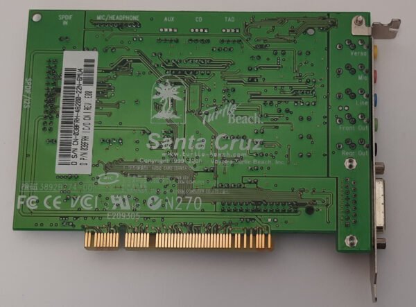Turtle Beach Santa Cruz PCI Soundkarte (TB400, Crystal CS4630-CM, retro, 2001) - Image 4
