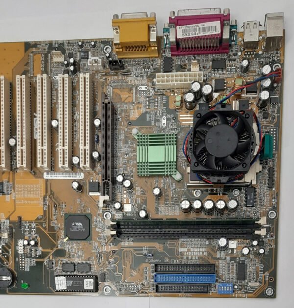 ASUS A7V-E Sockel A AGP retro Mainboard + AMD Athlon 750MHz + 256MB SD-RAM - Image 3