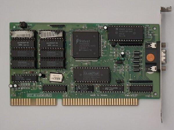 Formosa FM-V537 ISA Grafikkarte (Trident TVGA8900C, 1MB, retro, 1992)