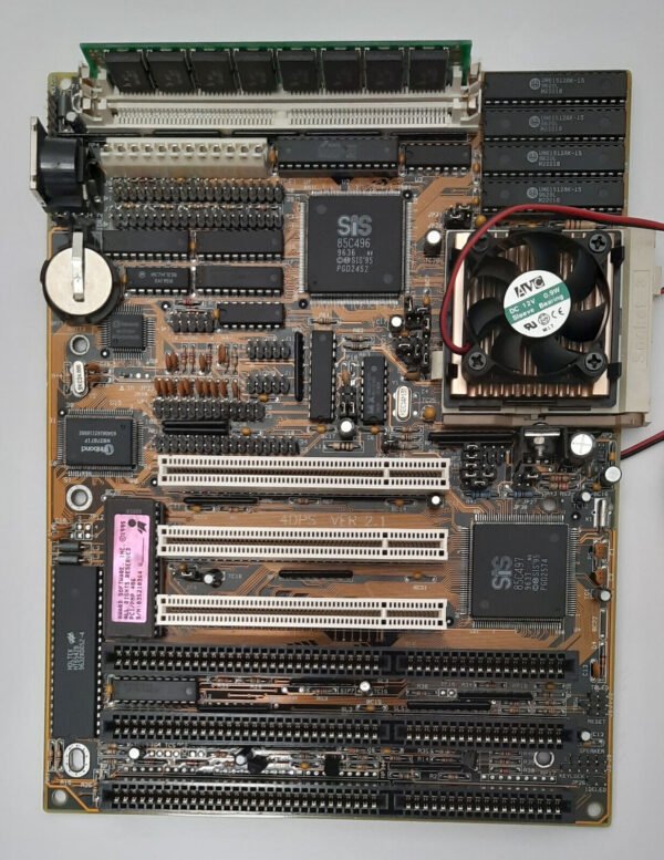 ZIDA 4DPS 2.1 ISA PCI retro 486 Mainboard + AMD Am5x86-P75 133MHz + 16MB RAM - Image 2