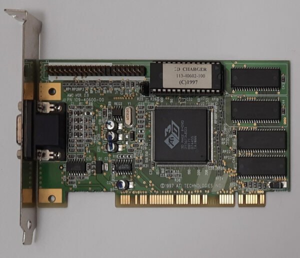 ATI 3D Charger PCI Grafikkarte (3D Rage II+DVD, 109-40600-00, 2MB, retro, 1997)