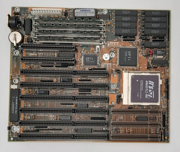 Shuttle HOT-419VZ VLB ISA 486 retro Mainboard + IT's ST486DX2 80MHz + 16MB RAM